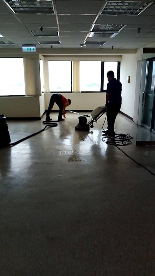 台南辦公室清潔-地板清洗2